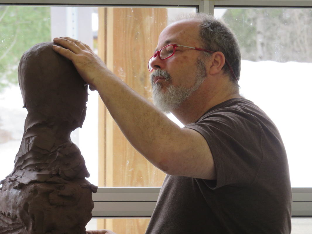 Gregory Schlybeurt sculpte l'Argile
